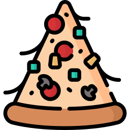 Pizza slice icon