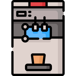 Ice cream machine icon