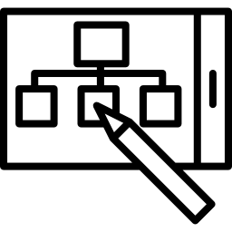 mapa do site Ícone