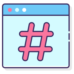 hashtags Ícone