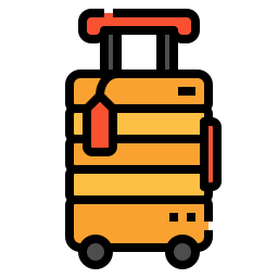 Travel luggage icon