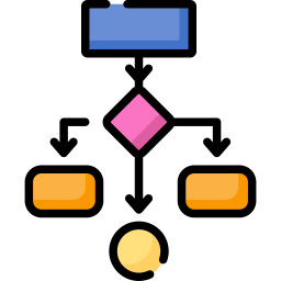 diagrama de fluxo Ícone