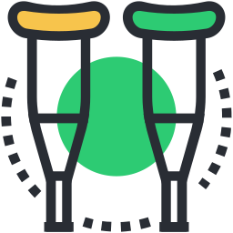 Crutches icon