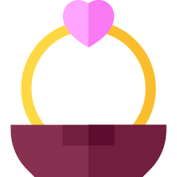 Diamond ring icon