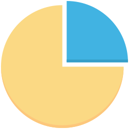 gráfico de pizza Ícone