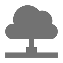 Cloud network icon