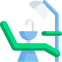 Dentist chair icon