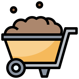 Wheelbarrow icon