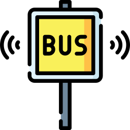 Bus stop icon