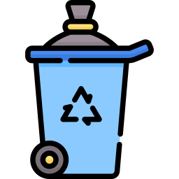 Trash can icon