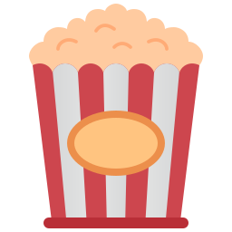 Popcorn box icon