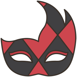 Carnival mask icon