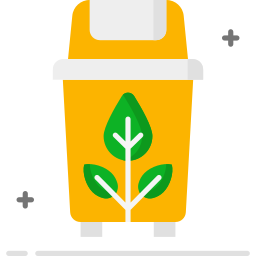 Plastic bin icon