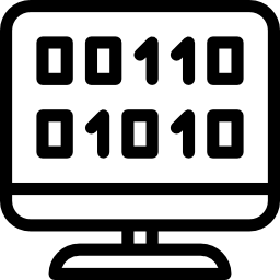 Binary code icon