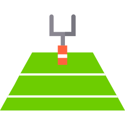 amerikaans voetbalveld icoon