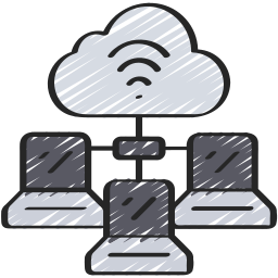 Cloud computing icon