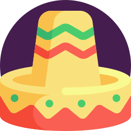 Mexican hat icon