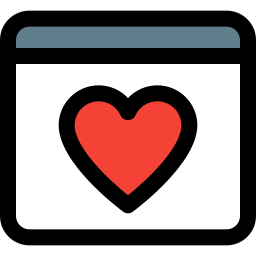 Heart shape icon