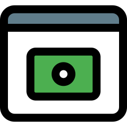 Online payment icon