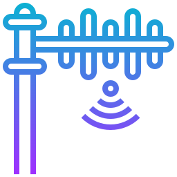 Radio antenna icon