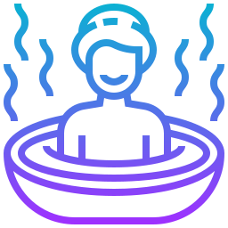 Hot spring icon