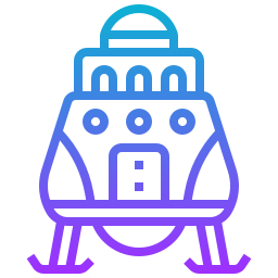 Space capsule icon