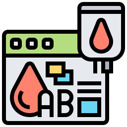 Blood test icon