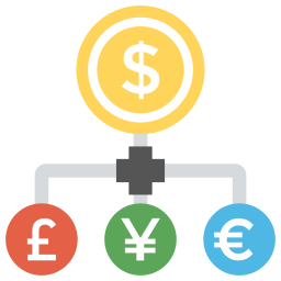 Échange de devises Icône