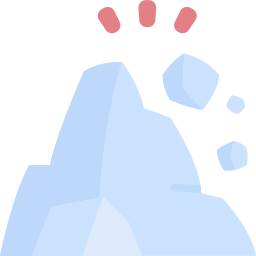 glissement de terrain Icône