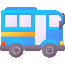 Electric bus icon