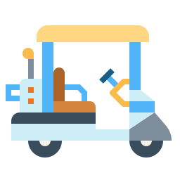 Golf cart icon