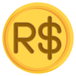 Brazilian real icon