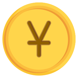 Japanese yen icon