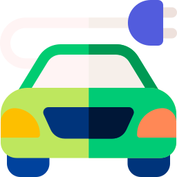 Electric car icon