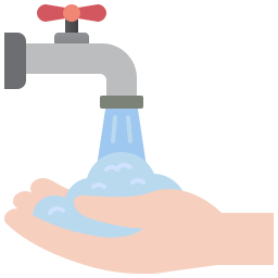 Washing hand icon