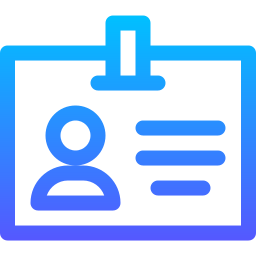 carte d'identité Icône