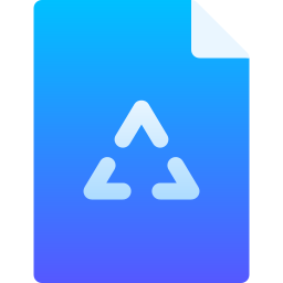 Paper recycle icon