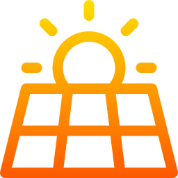 Solar panel icon