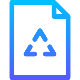 Paper recycle icon