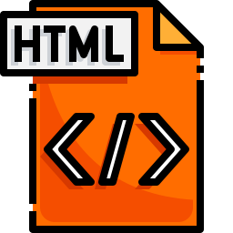 fichier html Icône