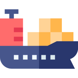 Cargo ship icon