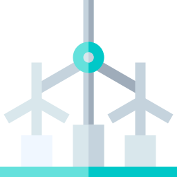 Wind turbine icon