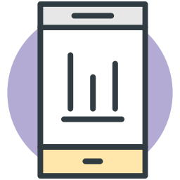 mobiles diagramm icon