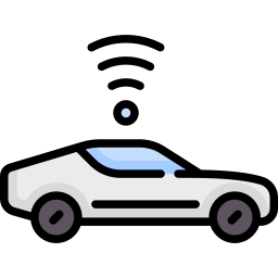 Autonomous car icon