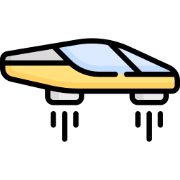 Flying car icon