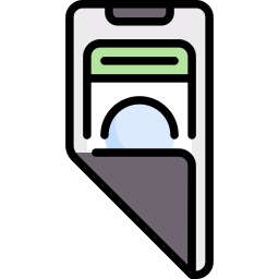 Foldable phone icon