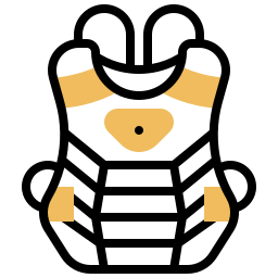 Chest protection icon