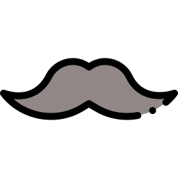 moustache Icône