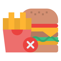 No fast food icon