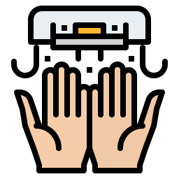 Hand dryer icon